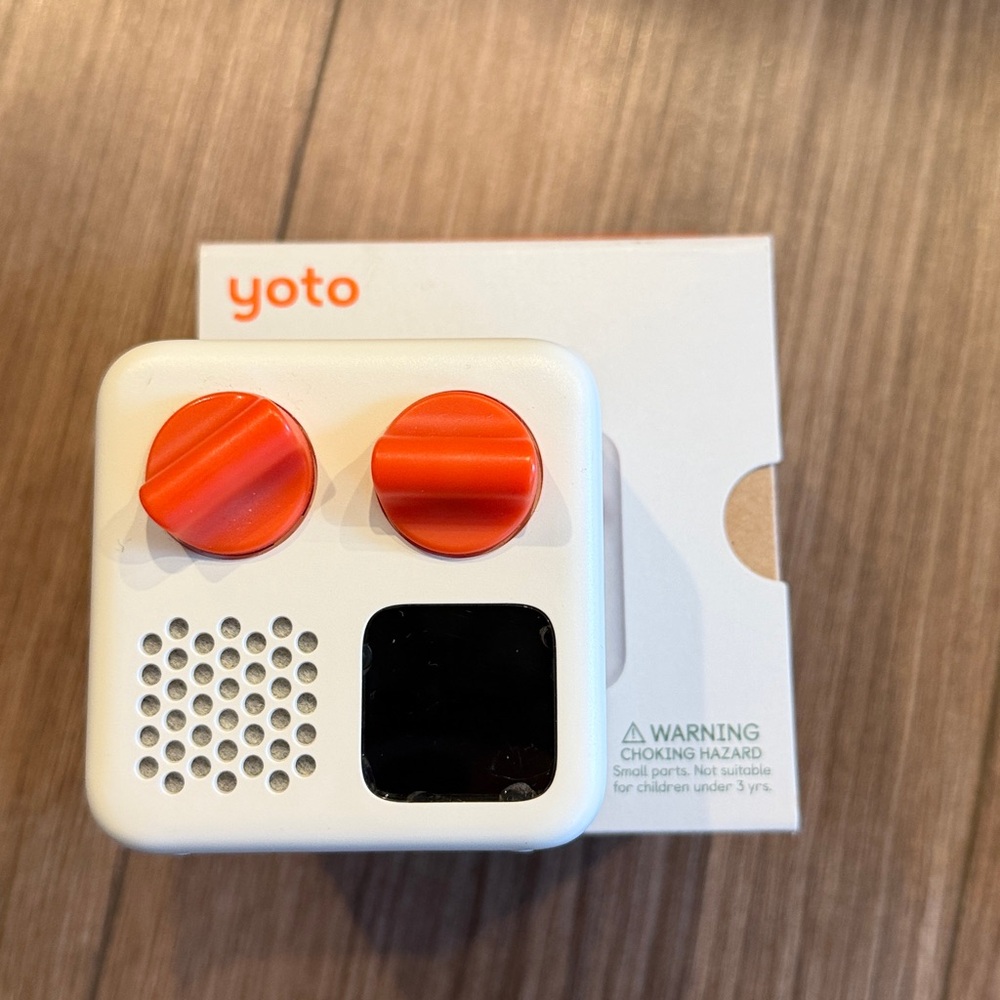 Yoto Mini Audio Player + Card Case + 33 audio cards + one make your own card